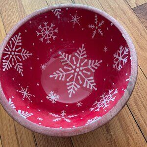 Brand New. Place & Time Nice List Entertaining Serving Bowl - Food Safe